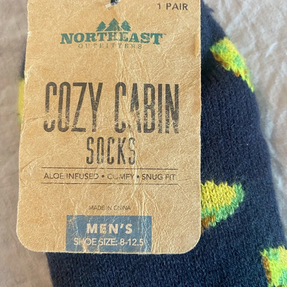 Cozy Cabin Northeast Outfitters Taco Socks men’s size 8-12.5 - Picture 2 of 3